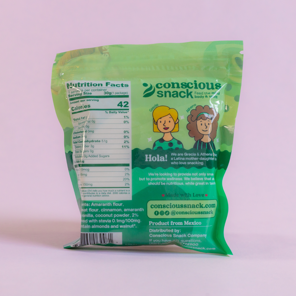 Conscious Snack Obleas Coconut Amaranth Wafers (1.05 oz)