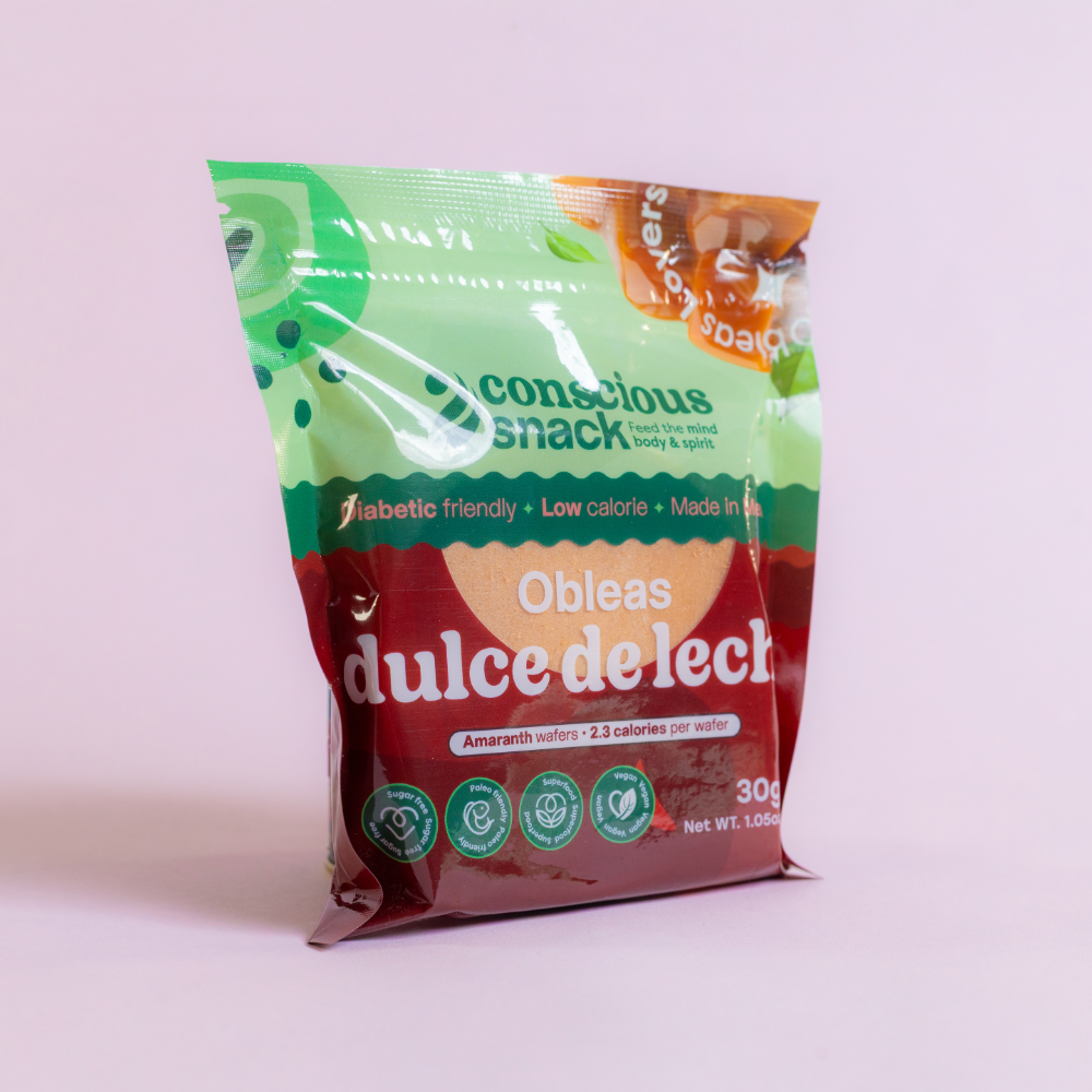 Conscious Snack Obleas Dulce de Leche Amaranth Wafers (1.05 oz)