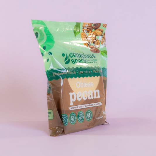 Conscious Snack Obleas Pecan Amaranth Wafers (1.05 oz)