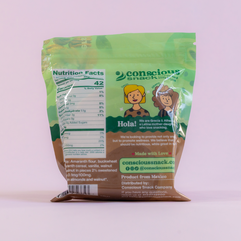 Conscious Snack Obleas Pecan Amaranth Wafers (1.05 oz)