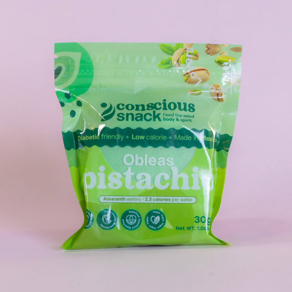 Conscious Snack Obleas Pistachio Amaranth Wafers (1.05 oz)