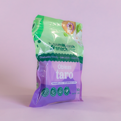 Conscious Snack Obleas Taro Amaranth Wafers (1.05 oz)
