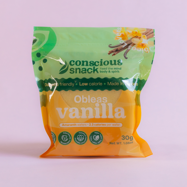 Conscious Snack Obleas Vanilla Amaranth Wafers (1.05 oz)