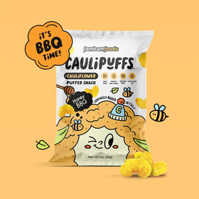 CauliPuffs Hojaldres de coliflor para barbacoa con miel (1 oz)