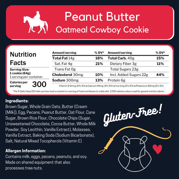 Cuisson ChipMonk | Biscuit cowboy au beurre de cacahuète (2,25 oz)