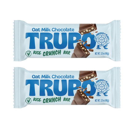 TRUPO Oat Milk Chocolate Rice Crunch Bar (2 Pack)