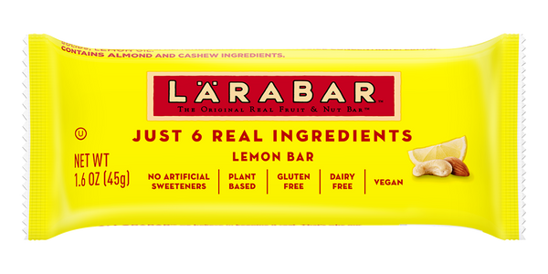 Lärabar Lemon, Gluten Free Vegan Fruit & Nut Bar 1.6 oz