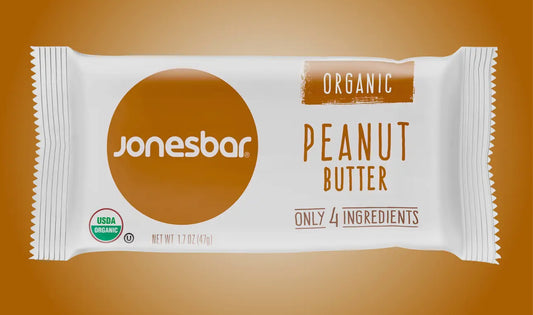 Jonesbar | Peanut Butter | Organic Plant-Based Gluten-Free 1.7oz