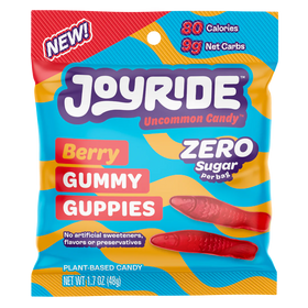 JOYRIDE Berry Gummy Guppies Zéro Sucre 1,7 oz Zéro Sucre