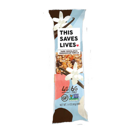 Cela sauve des vies : chocolat noir et vanille de Madagascar (1,4 oz)