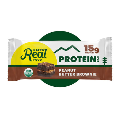 Kate's Real Food Peanut Butter Brownie Protein Bar (2.2oz)