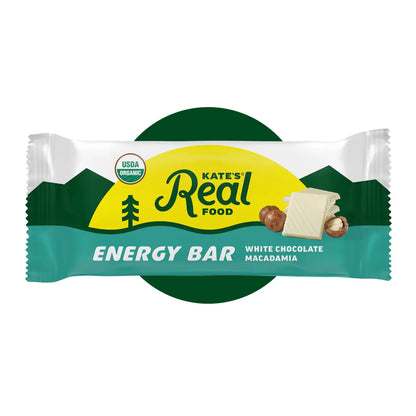 Kate's Real Food | Gluten-Free White Chocolate Macadamia Energy Bar (2.2 oz)
