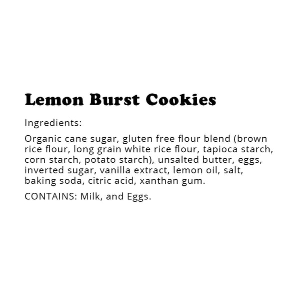 WOW Baking Company Cookies Gluten Free Lemon Burst (5 oz)