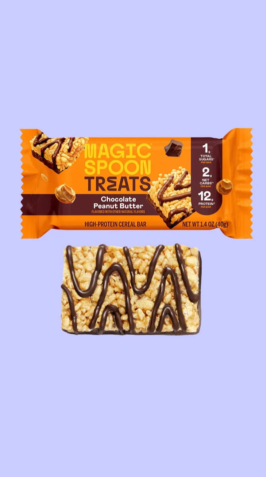 Magic Spoon Treats | Chocolate PB Cereal Bar | High Protein Gluten-Free 1.4oz