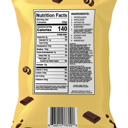 Munch Better Lean | PB Blast Protein Brownie | Gluten Free 1.2oz