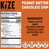 KiZE | Peanut Butter Chocolate Chip Energy Bar | Gluten-Free 1.5oz