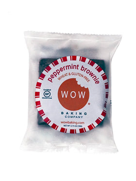 WOW Baking Company | Gluten-Free GMO Free Chewy Peppermint Brownie (2.75 oz)