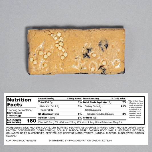 ProGo Nutrition | Blueberry Crunch Protein Bar