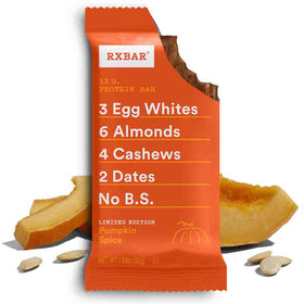 RXBAR | Pumpkin Spice | Protein Bar 1.83 oz Gluten Free Snack LIMITED EDITION