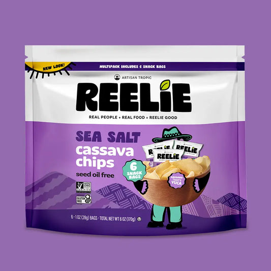Artisan Tropic Reelie | Gluten-Free Cassava Sea Salt Chips (6 pack)