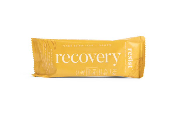 Resist | Recovery | PB Crisp + Turmeric | Keto Vegan Protein Bar | 2.05oz
