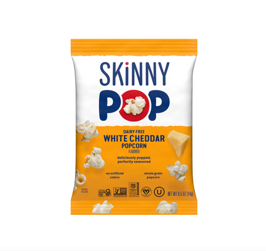 Skinny Pop White Cheddar Popcorn (0.5 oz)