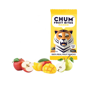 Chum Fruit Bites | Mango 100% Real Fruit Vegan | 0.7oz