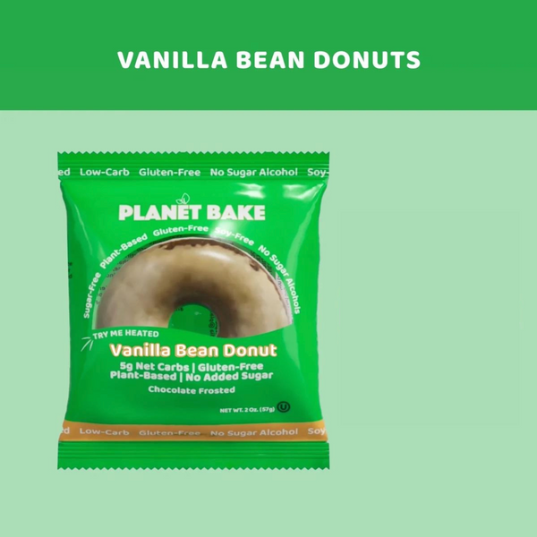 Planet Bake | Vanilla Bean Donut Plant-Based Gluten-Free | 2oz