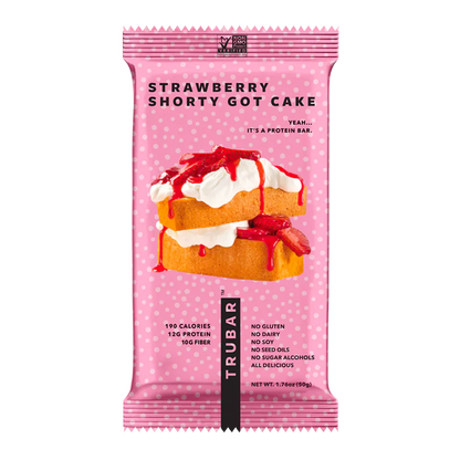 TRUWOMEN TRUBAR Strawberry Shorty Got Cake Plant Fueled Protein Bar (1.76 oz)