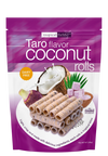 Champs tropicaux | Rouleaux de noix de coco croustillants à saveur de taro sans produits laitiers (10 oz)