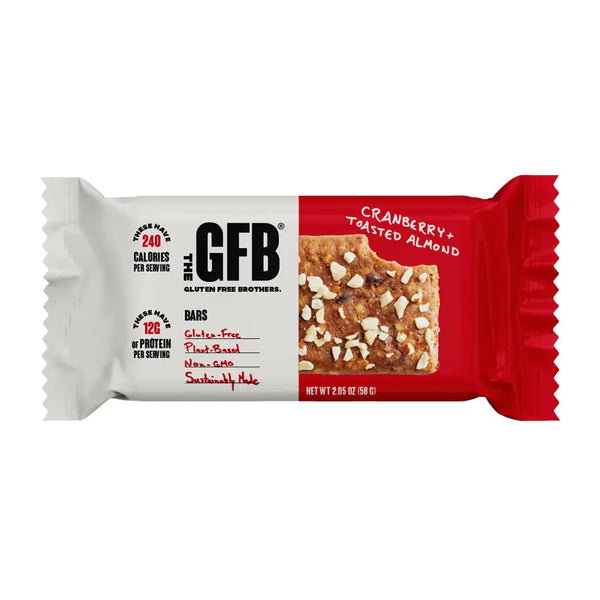The GFB Cranberry Toasted Almond Snack Bar - Gluten Free (2.05 oz)