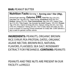 La barre-collation au beurre de cacahuète GFB - Sans gluten (2,05 oz)