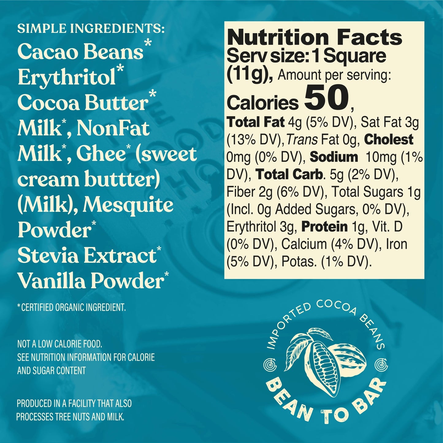 The Good Chocolate Milk Chocolate Piece