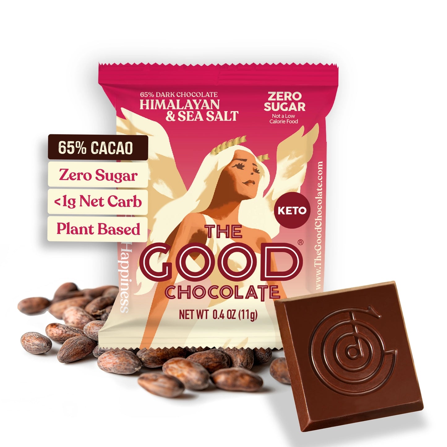 The Good Chocolate Himalayan & Sea Salt Chocolate Piece