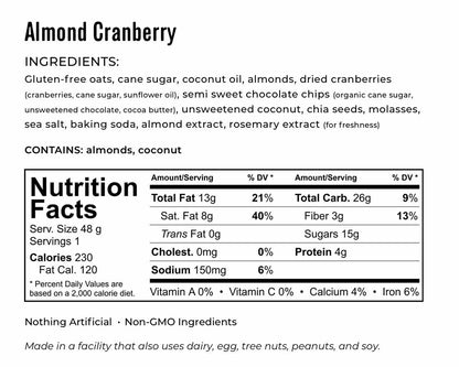 KAKOOKIES | Almond Cranberry 1.69oz