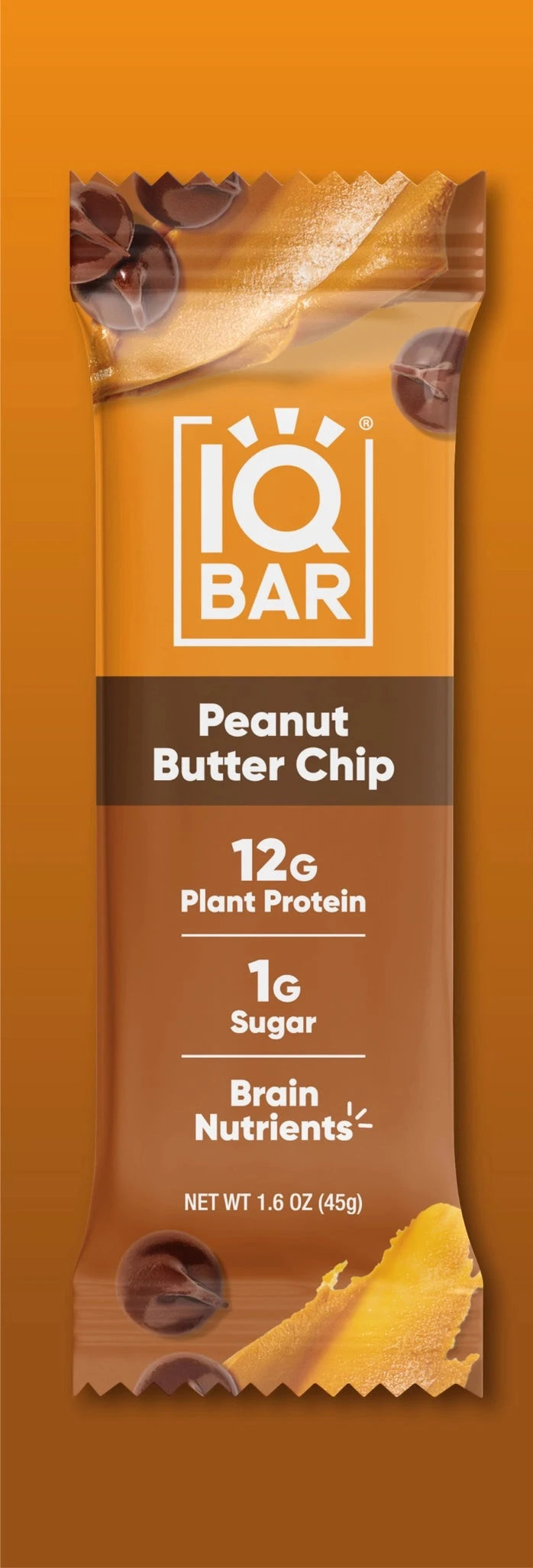 IQBAR Brain and Body Keto Protein Bar - Peanut Butter Chip 1.6 oz