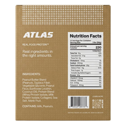 Atlas | Salted Peanut Butter Protein Bar