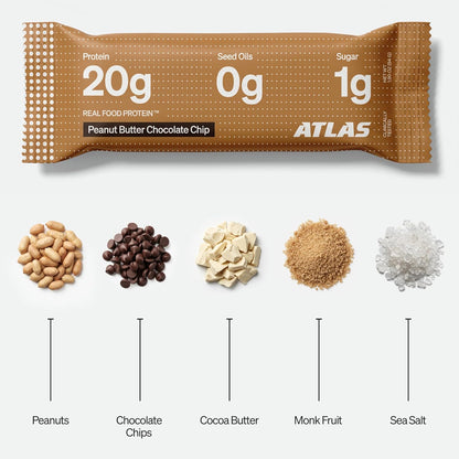 Atlas | Peanut Butter Chocolate Chip Protein Bar