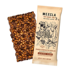 Mezcla | Spanish Almond Butter Chocolate | Vegan Plant Protein Bar - 1.40 oz