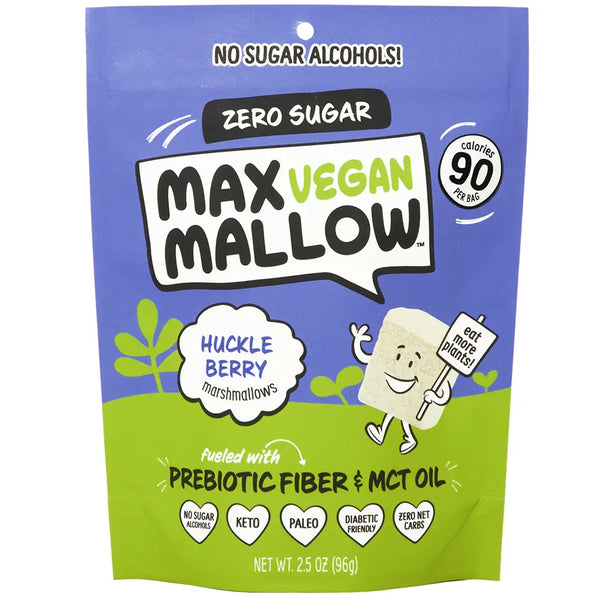 Arándano vegano Max Mallow | Sin culpa y sin azúcar (2,5 oz)