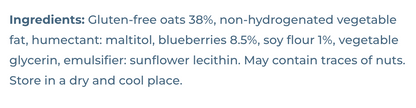 Brain Foods | Blueberry Oat Bar Vegan Gluten Free