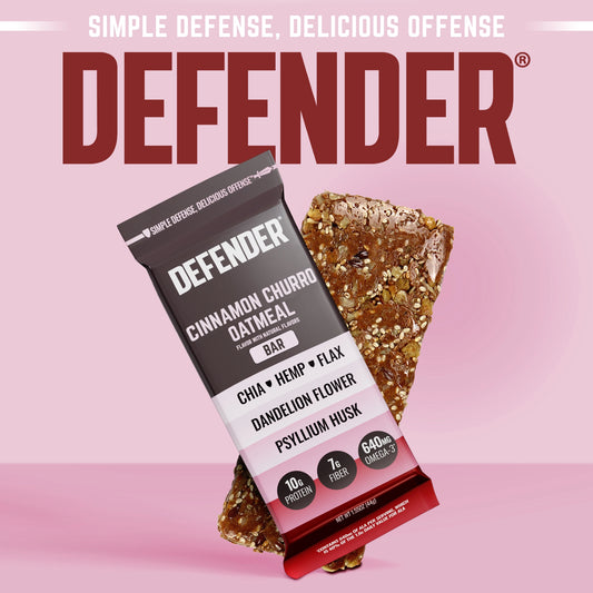 DEFENDER: Cinnamon Churro Oatmeal Bar 1.55oz