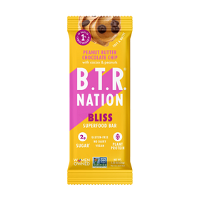 B.T.R Bar Peanut Butter Chocolate Chip Superfood Nut Butter Bar