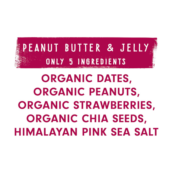 Jonesbar | Peanut Butter & Jelly | Organic Plant-Based Gluten-Free 1.7oz