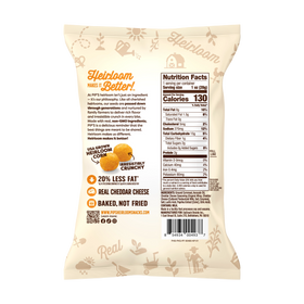 Heirloom Pip's Snacks Cheese Balls Real Cheddar