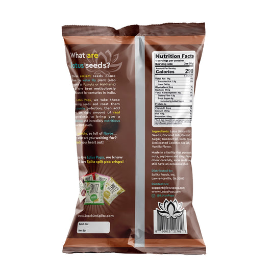 Lotus Pops Dreamy Chocolate Popped Lotus Seeds Vegan