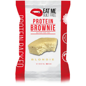 Mangez-moi sans culpabilité | Brownie protéiné Blondie à la vanille | 2 oz