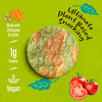 PeaKaPop | Veggie Crisps Tomato & Herbs 1oz | Gluten-Free Vegan