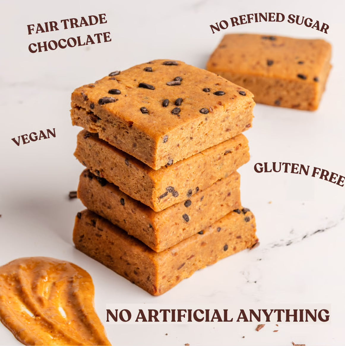 Elavi | Peanut Butter High Protein Chocolate Brownie | 1.87oz Vegan Gluten-Free
