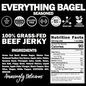 Field Trip | Everything Bagel Seasoned Jerky | Gluten Free 1oz